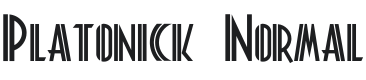 Platonick Font Preview