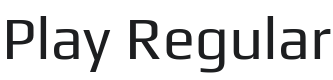 Play Font Preview