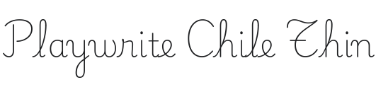 Playwrite CL Thin Font Preview