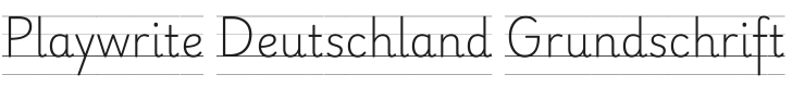 Playwrite DE Grund Guides Regular Font Preview