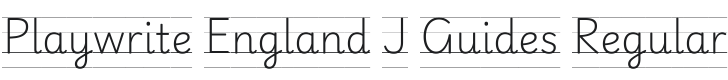 Playwrite GB J Guides Regular Font Preview