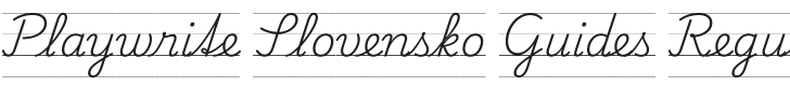 Playwrite SK Guides Regular Font Preview