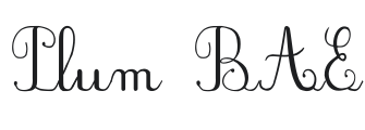 Plum Font Preview
