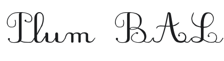 Plum BAL Font Preview