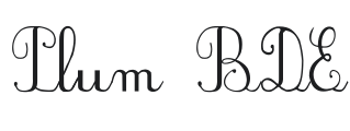 Plum BDE Font Preview