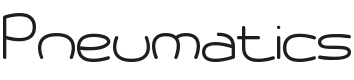 Pneumatics Font Preview