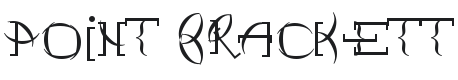 Point Brackett Font Preview