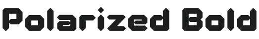 Polarized Font Preview