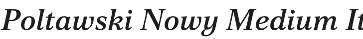 Poltawski Nowy Medium Italic Font Preview