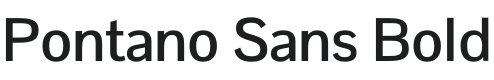 Pontano Sans Bold Font Preview