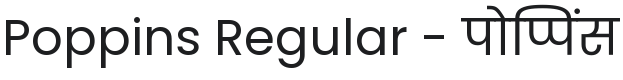 Poppins Font Preview
