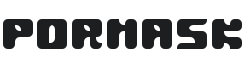 Pormask 2039 Font Preview