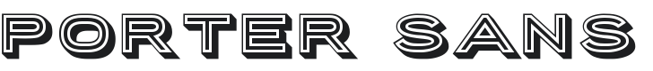 Porter Sans Block Font Preview