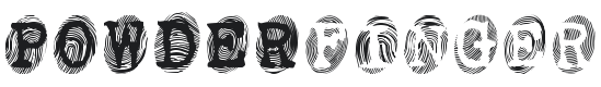 Powderfinger Font Preview
