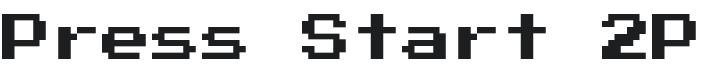 Press Start 2P Regular Font Preview