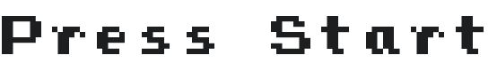 Press Start Font Preview