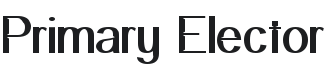 Primary Elector Font Preview