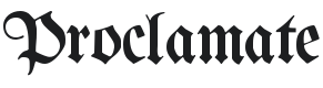 Proclamate Font Preview