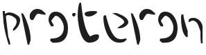 Proteron Font Preview