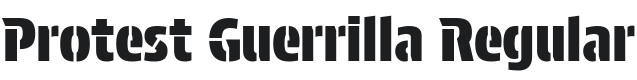 Protest Guerrilla Font Preview
