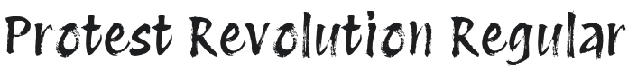 Protest Revolution Font Preview