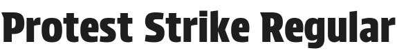 Protest Strike Font Preview