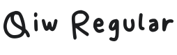 Qiw Font Preview