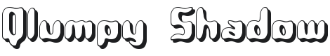 Qlumpy Shadow BRK Font Preview