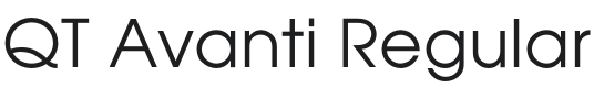 QT Avanti Font Preview