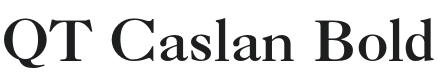 QT Caslan Bold Font Preview