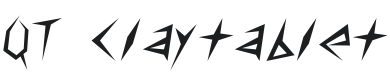 QT Claytablet Font Preview