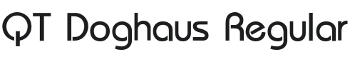 QT Doghaus Font Preview