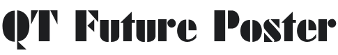 QT Future Poster Font Preview