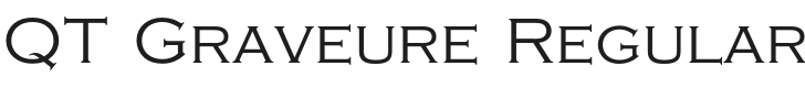 QT Graveure Font Preview