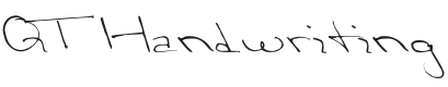 QT Handwriting Font Preview