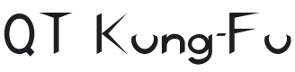 QT Kung-Fu Font Preview