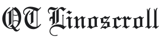QT Linoscroll Font Preview