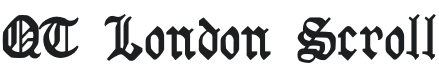 QT London Scroll Font Preview