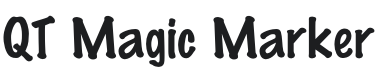 QT Magic Marker Font Preview