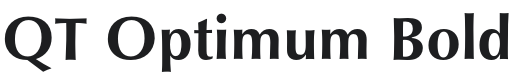 QT Optimum Bold Font Preview