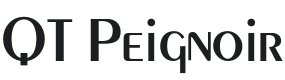 QT Peignoir Font Preview