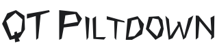 QT Piltdown Font Preview