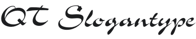 QT Slogantype Font Preview