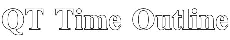 QT Time Outline Font Preview