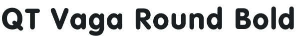 QT Vaga Round Font Preview