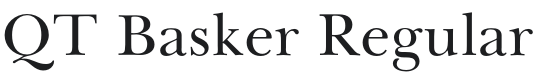 QT Basker Font Preview
