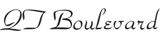 QT Boulevard Font Preview