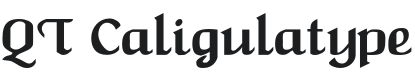 QT Caligulatype Font Preview