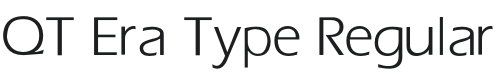 QT Era Type Font Preview