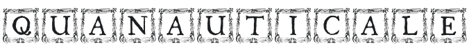 Qua Nauticale Initials No3 Font Preview